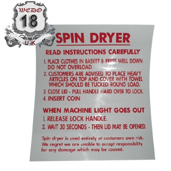 post-for spin dryer